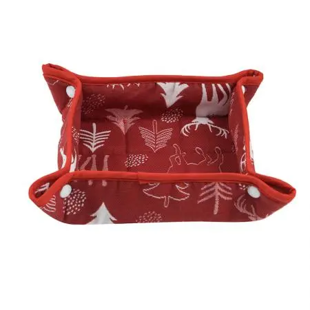 Коледен панер с еленчета 31/31 см