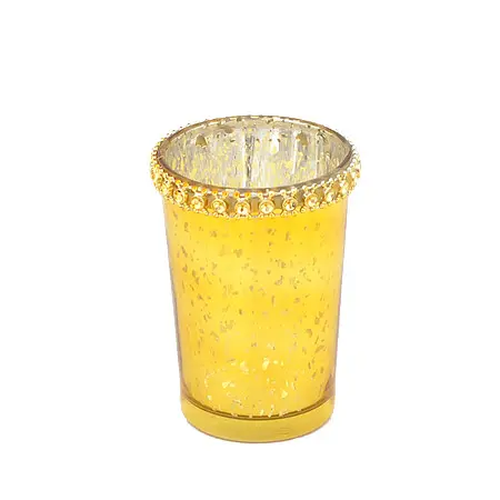 Свещник злато 8.5 см.