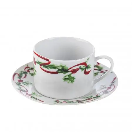 Чаша с чиния Holly Ilex