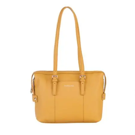 Дамска чанта цвят Светла горчица - ROSSI