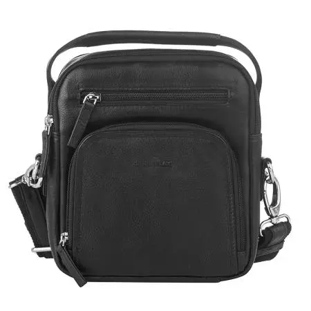 Мъжка черна чанта SILVER FLAME