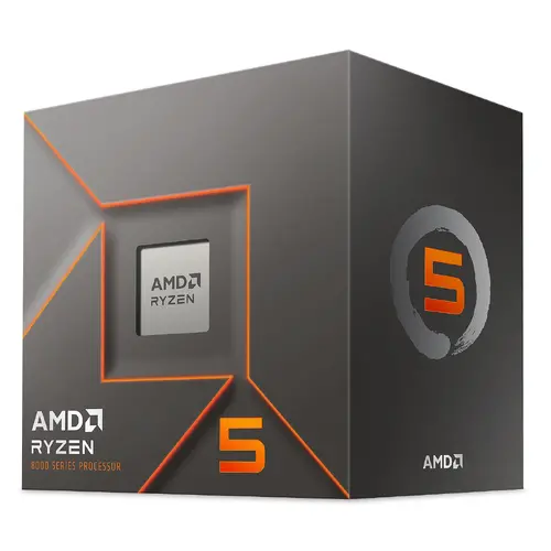 Процесор, AMD Ryzen 5 8400F 6C/12T (4.2GHz / 5.7GHz Boost, 22MB, 65W, AM5)