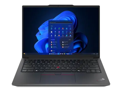 Лаптоп, Lenovo ThinkPad E14 G6 Intel Core Ultra 7 155H (up to 4.8GHz, 24MB), 32GB(16+16) DDR5-5600, 1TB SSD, 14" WUXGA (1920x1200) IPS AG,Intel Arc Graphics, FHD&IR Cam, Backlit KB, Black, WLAN, BT, 3cell, FPR, Win11Pro, 3Y Onsite Лаптоп, Lenovo ThinkPad E14 G6 Intel Core Ultra 7 155H (up to 4.8GHz, 24MB), 32GB(16+16) DDR5-5600, 1TB SSD, 14" WUXGA (1920x1200) IPS AG,Intel Arc Graphics, FHD&IR Cam, Backlit KB, Black, WLAN, BT, 3cell, FPR, Win11Pro, 3Y Onsite