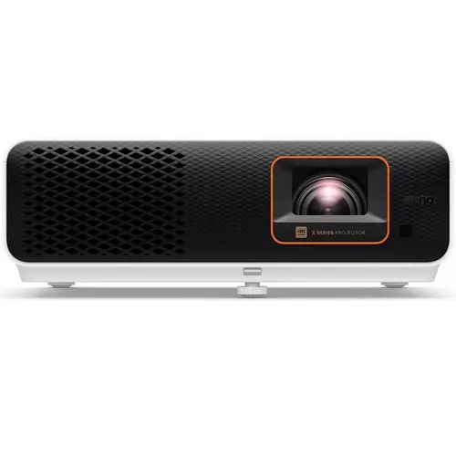 Мултимедиен проектор, BenQ X500i Short Throw Console Gaming Projector, 4K UHD (3840x2160), 2200 ANSI lumens, 1.2x, 0.69~0.83 Throw Ratio, 3D, Vertical Keystone, BT 5.0, HDMIx2 (eARC 7.1 channel), 2x5W, Dolby Atmos, USB, USB-C, RS232, WiFi, SettingXchange App, 3.6kg, Black