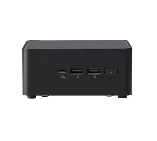 Настолен компютър, Asus NUC 14 Pro Intel Core 3 100U, Intel GPU, 4 x USB, Wi-Fi 6E AX211 + 2.5GBe LAN, 2 x HDMI, 2 x Thunderbolt 4 (USB-C+DP), no Storage (NVMe and 2.5" SATA), no RAM, no OS, Tall Kit