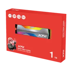 Твърд диск, ADATA 1TB XPG S20G M2 PCI GEN3 RGB