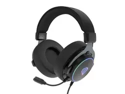 Слушалки, Genesis Headset Neon 764 with microphone, RGB illumination, USB, Black