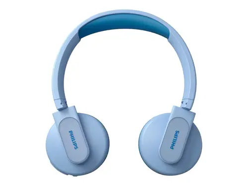 PHILIPS Детски Bluetooth слушалки  Светещи наушници Ограничена сила на звука до 85 dB сини