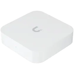 UBIQUITI Gateway Lite; Up to 10x routing performance increase over USG; Managed with a CloudKey, Official UniFi Hosting, or UniFi Network Server; (1) GbE WAN port; (1) GbE LAN port; Compact footprint; USB-C powered (adapter included); Managed with UniFi Network 8.0.7 and later.