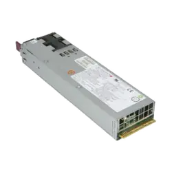 Supermicro 1U 1000W/1600W redundant single output powersupply with inp