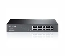 Комутатор TP-LINK TL-SG1016DE, 16х 10/100/1000M RJ45 порта, монтаж в шкаф, управ