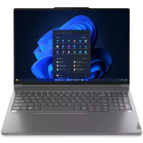 Лаптоп, Lenovo ThinkBook 16p G5 Intel Core i7-14650HX (up to 5.2GHz, 30MB), 32GB(16+16) DDR5 5600MHz, 1TB SSD, 16" WQXGA (2560x1600) IPS AG, NVIDIA GeForce RTX 4060/8GB, Color Calibration, Backlit KB, Storm Grey, WLAN, BT, FPR, DOS, 3Y Onsite