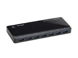 Хъб TP-LINK UH720, 7 USB 3.0 порта, 2 порта за зареждане, външно захранване