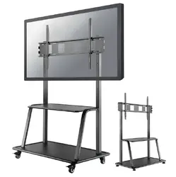 Стойка, Neomounts Mobile Flat Screen Floor Stand (stand+trolley) (height: 137-162 cm) box 1&2