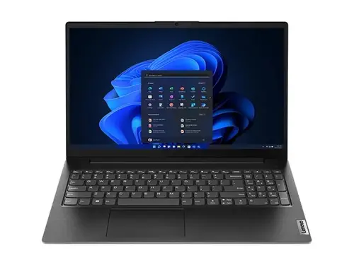 Лаптоп, Lenovo V15 G4 AMD Ryzen 7 7730U (up to 4.5GHz, 16MB), 16GB (8+8) DDR4-3200, 512GB SSD, 15.6" FHD (1920x1080) IPS AG, AMD Radeon Graphics, WLAN, BT, HD 720p Cam, 2 cell, Black, DOS, 3Y CCI