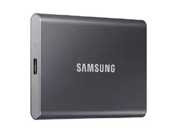 Твърд диск, Samsung Portable SSD T7 4TB, USB 3.2 Read 1050 MB/s Write 1000 MB/s, Titan Gray