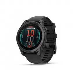 Garmin FĒNIX® E - fēnix E – 47 mm, AMOLED - Slate Gray Steel с Black силиконова каишка 010-03025-01