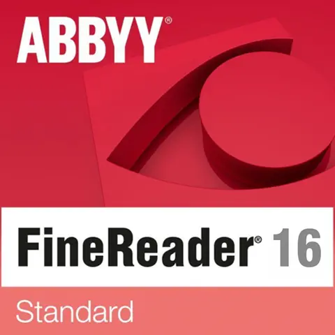 Лиценз за ползване на програмен продукт, ABBYY FineReader PDF 16 Standard, Single User License (ESD), Subscription 1 year