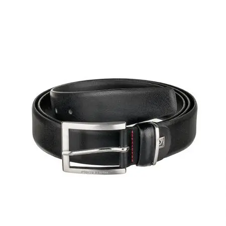 Колан черен спортен 120см. PIERRE CARDIN