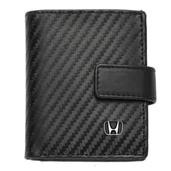 Мъжки вертикален портфейл SILVER FLAME с лого на Honda