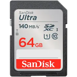 SANDISK Ultra 64GB SDXC Memory Card 140MB/s