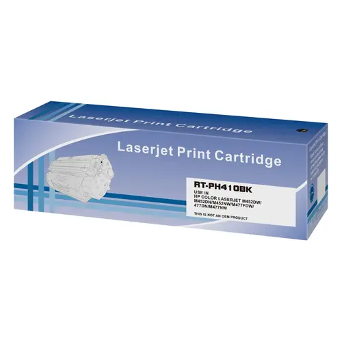 КАСЕТА ЗА HP Color LaserJet Pro M452 series/MFP M477 series - /410A/ - CF410A - Black - PN RT-PH410BK - BLUE BOX