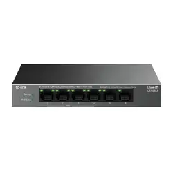 Комутатор TP-Link LS106LP, 6-портов 10/100 Mbps с 4-портов PoE