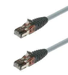 Пач кабел Brand-Rex, 3m, S/FTP, Cat.6a, RJ45 - RJ45, сив