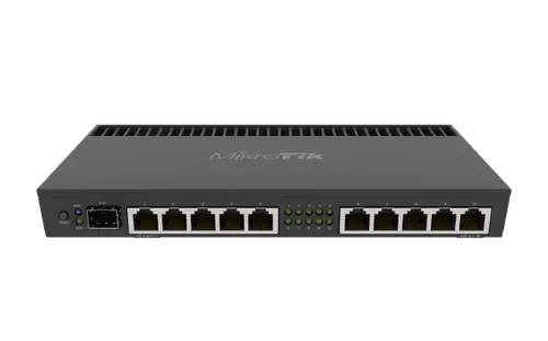 Рутер MikroTik RB4011iGS+RM, 1.4GHz, 1GB, 10xGE, 1xSFP+, PoE in/out, IPsec, 1U