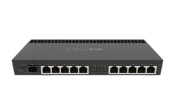Рутер MikroTik RB4011iGS+RM, 1.4GHz, 1GB, 10xGE, 1xSFP+, PoE in/out, IPsec, 1U