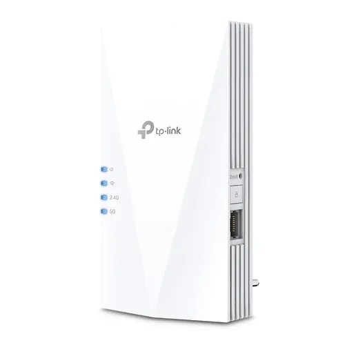 Удължител на обхват TP-LINK RE500X, AX1500, WiFi 6, 1xGbit порт, 2 вътр. антени