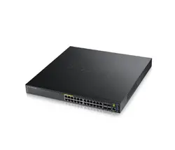 Комутатор ZyXEL XGS3700-24, 24x GbE порта + 4x 10G SFP+ слота, L2/3, VRRP, ECNP,