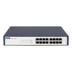Комутатор ZTE ZXR10-1160-16T, 16-порта 10/100/1000Mbps, неуправляем, rackmount