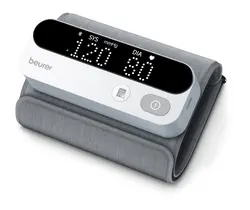 Апарат за кръвно налягане, Beurer BM 59, blood pressure monitor w/o cable; bluetooth, no hoses, no cables, cuff (22-42 cm), XL display, 1 x 240 memory spaces, risk indicator, arrhythmia detection, rechargeable battery, 