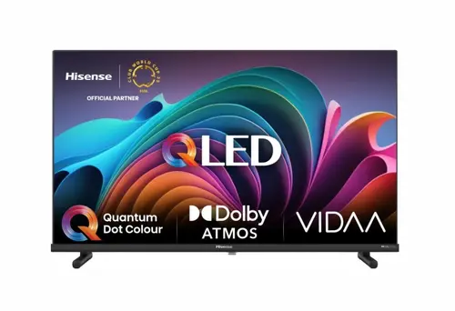 Телевизор, Hisense 40" A5NQ, Full HD 1920x1080, QLED, Quantum Dot , HDR, HLG, DTS HD, Light Sensor, Dolby Audio, Smart TV, WiFi, WiFi Direct, 2xHDMI, 2xUSB, LAN, CI+, DVB-T2/C/S2, Black