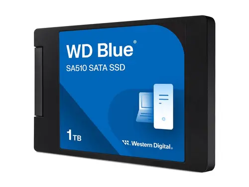 WD Blue SA510 SSD 1TB SATA III 6Gb/s cased 2.5inch 7mm internal single-packed POWERED BY SANDISK