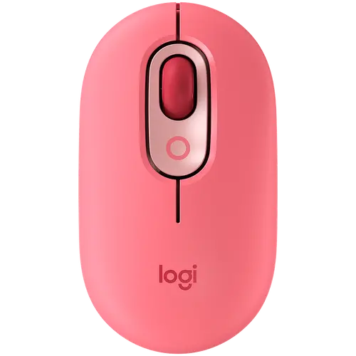 Мишка, Logitech POP Mouse with emoji -  ROSE - BT - N/A - EMEA28i-935 - FY25,TERRA