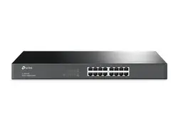 Комутатор TP-Link TL-SG1016, 16-port Gigabit, 16x10/100/1000M, 1U RM, steel case