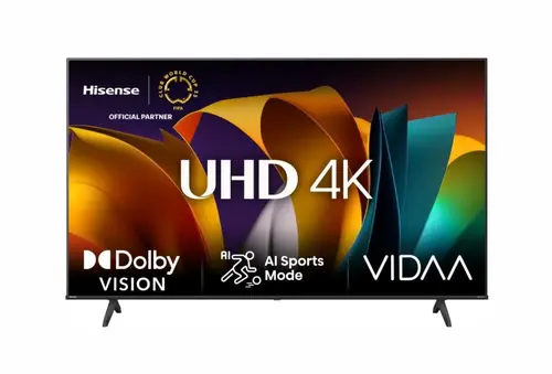 Телевизор, Hisense 55" A6N, 4K Ultra HD 3840x2160, DLED, DFA, Precision Colour, HDR 10+, HLG, Dolby Vision, DTS Virtual X, Smart TV, WiFi, Light Sensor, 1xHDMI2 eArc, 2xHDMI, 2xUSB, LAN, CI+, DVB-T2/C/S2, Black