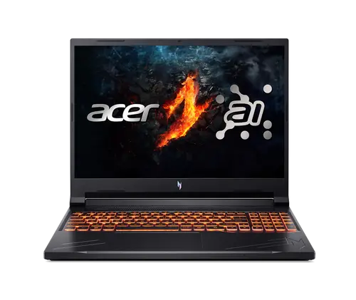 Лаптоп, Acer Nitro 5, ANV16-71-71V9, Intel Core i7-14650HX (up to 5.2GHz, 30MB), 16" FHD IPS up to 165Hz SlimBezel, 16GB DDR5(1 slot free), 1024GB PCIe NVMe SSD, GeForce RTX 4050 6GB GDDR6, Wi-Fi 6 AX201+BT5.1, Killer E2650, HD Cam, KB Backlight, No OS, Black