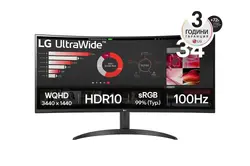Монитор, LG 34WR50QK-B, 34