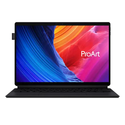 Лаптоп, Asus ProArt PZ13 HT5306QA-LX002W,Qualcomm Snapdragon X Plus X1P 42 100 NPU up to 45TOPS),13.3 " WQXGA+(WQ+) 2880X1800 16:10 ,DDR5 16 GB (8*2), 1TB PCIEG4,Qualcomm Adrenoi GPU WiFi 6e, Windows 11 ,Nano Black
