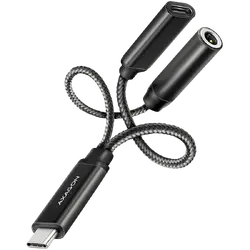 AXAGON ADA-HCPD USB-C to 3.5mm jack - Hi-Res DAC audio adapter, 384kHz/32bit, PD 60W 3A