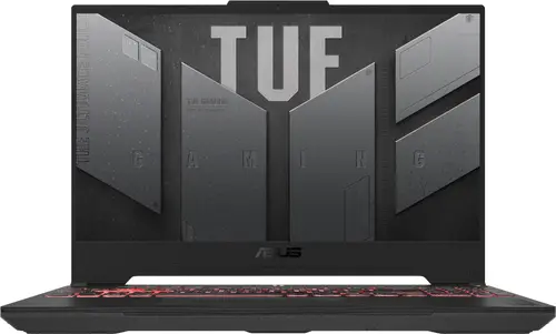 Лаптоп, Asus TUF A15 FA507NUR-LP080, AMD Ryzen 7 7435HS  3.1GHz (20MB Cache, up to 4.55GHz, 8 cores, 16 Threads), 15" FHD(1920 x 1080) 16:9,16GB DDR5 ,1TB  PCIe 4.0,RTX 4050 6GB GDDR6, Wi-Fi 6(802.11ax)Backlit Chiclet Keyboard 1-Zone RGB, no OS, Mecha Gray+TUF