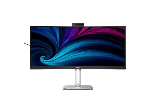 Монитор, Philips 34B2U6603CH, 34" Curved 1500R VA WLED, 3440x1440@120Hz, 4ms GtG, 550cd m/2, 4000:1, 50M:1DCR, Adaptive Sync, FlickerFree, SoftBlue, 5Wx2, Tilt, Height Adjust, Swivel, 2xHDMI, DP, USB hub