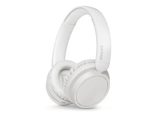 PHILIPS Bluetooth слушалки 40мм мембрани меки наушници 65 часа време за разговори бели