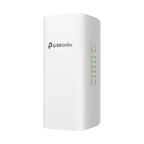 TP-Link SG2005P-PD Omada 5-Port Gigabit Smart Switch with 1-Port PoE++ In and 4-Port PoE+ Out, 1×Gigabit PoE++ input Ports, 4×Gigabit PoE+ output Ports, max 64 W PoE Power(90W PoE++ input),pole-mounting/wall-mounting,IP55,802.1Q VLAN,STP/RSTP/MSTP