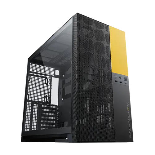 Geometric Future кутия Case EATX - Model 5 Vent Black/Yellow