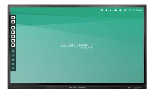 Интерактивен мулти-тъч дисплей TRIUMPH BOARD 86" IFP, Черен панел, Android 13