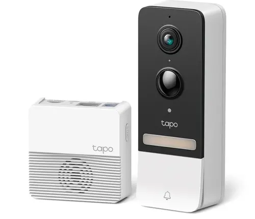 Интелигентен видео-звънец за врата TP-Link Tapo D230S1, 2.4 GHz, 868MHz